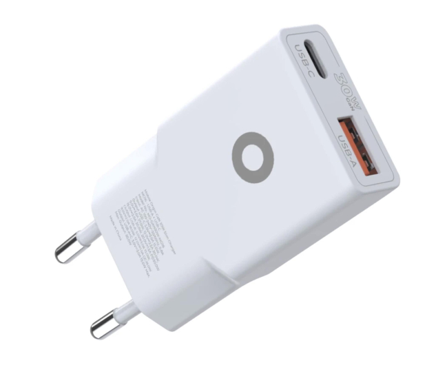 Mobile Origin GaN 30W Slim Charger TÜV MO16 USB-A + USB-C MO-GAN30W-MO16 - 1363071 - zdjęcie 3